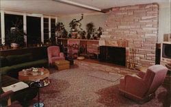 Flamingo Motor Court - Lobby Postcard