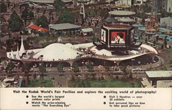 Kodak World's Fair Pavilion 1964 NY Worlds Fair Postcard Postcard Postcard