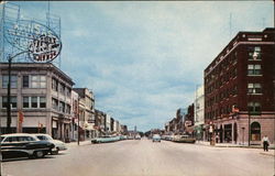 Massachusetts Street Postcard