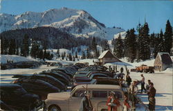 Skiers at Stevens Pass Skykomish, WA Postcard Postcard Postcard