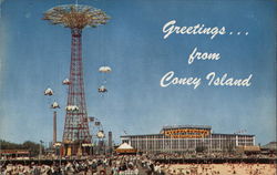 Greetings from Coney Island Postcard