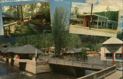 Twin Island Motel and Ogles Cafe Gatlinburg, TN Postcard Postcard Postcard