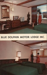 Blue Dolphin Motor Lodge Tonawanda, NY Postcard Postcard Postcard