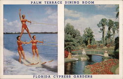 Cypress Garden's Dining Room Winter Haven, FL Postcard Postcard Postcard