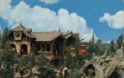 Swiss Chalet and Skyride Disney Postcard Postcard Postcard