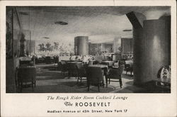 The Roosevelt Hotel - The Rough Rider Room Cocktail Lounge Postcard