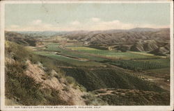 San Timeteo Canyon From Smiley Heights Postcard