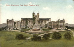 Hotel Wentworth, Oak Knoll Pasadena, CA Postcard Postcard Postcard