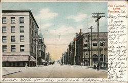 East Colorado Street Pasadena, CA Postcard Postcard Postcard