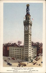 Bromo-Seltzer Tower Building, Emerson Drug Co. Postcard