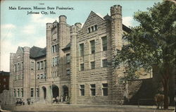 Main Entrance, Missouri State Penitentiary Postcard