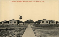 Officers' Infirmary, Naval Hospital Las Animas, CO Postcard Postcard Postcard