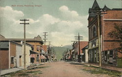 Main Street Roseburg, OR Postcard Postcard Postcard