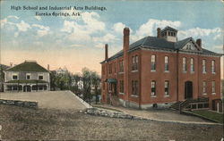 High School and Industrial Arts Building Postcard