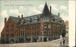 View of Theatre Building Tacoma, WA Postcard Postcard Postcard