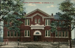 Graded School Building Postcard