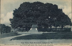 High Water Mark Monument Postcard