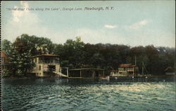 "Noted Boat Clubs Along the Lake", Orange Lake Postcard