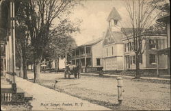 Main Street Andes, NY Postcard Postcard Postcard