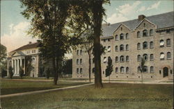 Science Hall & Carnegie Dormitory, Hamilton College Postcard