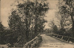 Road Scene Postcard