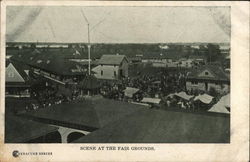 Scene at the Fair Grounds Postcard