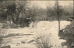 Upper Dam, Foote's Pond Ballston Spa, NY Postcard Postcard Postcard