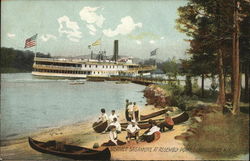 Steamer Sagamore at Assembly Point Lake George, NY Postcard Postcard Postcard