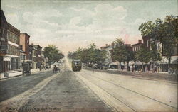 Broadway Looking West Newburg, NY Postcard Postcard Postcard