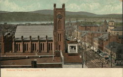 General View Poughkeepsie, NY Postcard Postcard Postcard