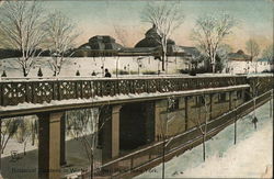 Botanical Gardens in Winter, Bronx Park, New York Postcard