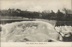 Falls, Wallkill River Walden, NY Postcard Postcard Postcard