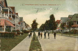 Stratford Road, Flatbush Brooklyn, NY Postcard Postcard Postcard