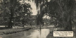 Hershey Park Rustic Bridge, Hershey Chocolate Co. Pennsylvania Postcard Postcard Postcard