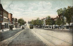 Broadway Looking West Postcard