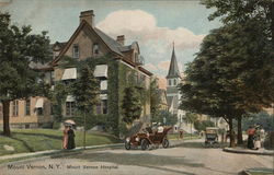 View of Hospital Mount Vernon, NY Postcard Postcard Postcard