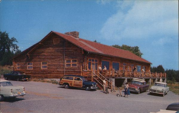 Top O' The World Lodge Lake George, NY Postcard