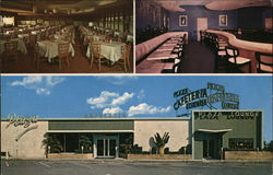 St. Clairs Plaza Cafeteria and Cocktail Lounge Pompano Beach, FL Postcard Postcard Postcard