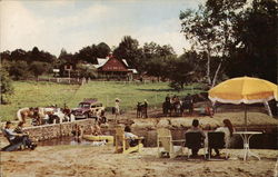 Roaring Brook Dude Ranch Postcard