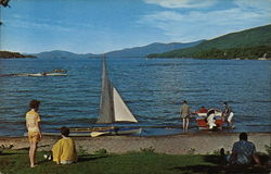 Lake George "Queen of American Lakes" Postcard