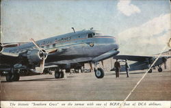 The Historic "Southern Cross" - British Commonwealth Pacific Airlines Postcard