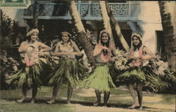 Hula Girls Honolulu, HI Postcard Postcard Postcard