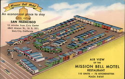 Mission Bell Motel Postcard