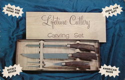 Lifetime Cutlery Carving Set Advertising Postcard Postcard Postcard