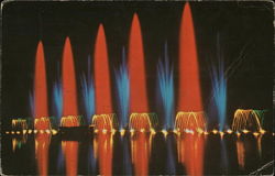 Fountain of Waltzing Waters Postcard