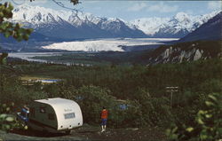 Matanuska Glacier, Chugach Mountains Alaska Postcard Postcard Postcard