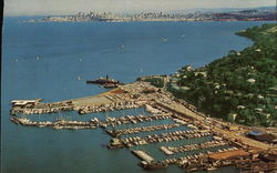 Air View of Sausalito, California Postcard