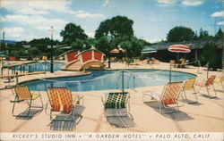 Rickey's Studio Inn Postcard