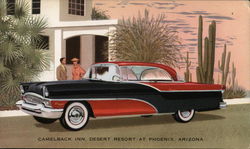 Packard Clipper at Camelback Inn, Desert Resort Postcard