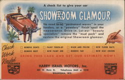 Harry Israel Motors, Inc. Studebaker Waukesha, WI Postcard Postcard Postcard